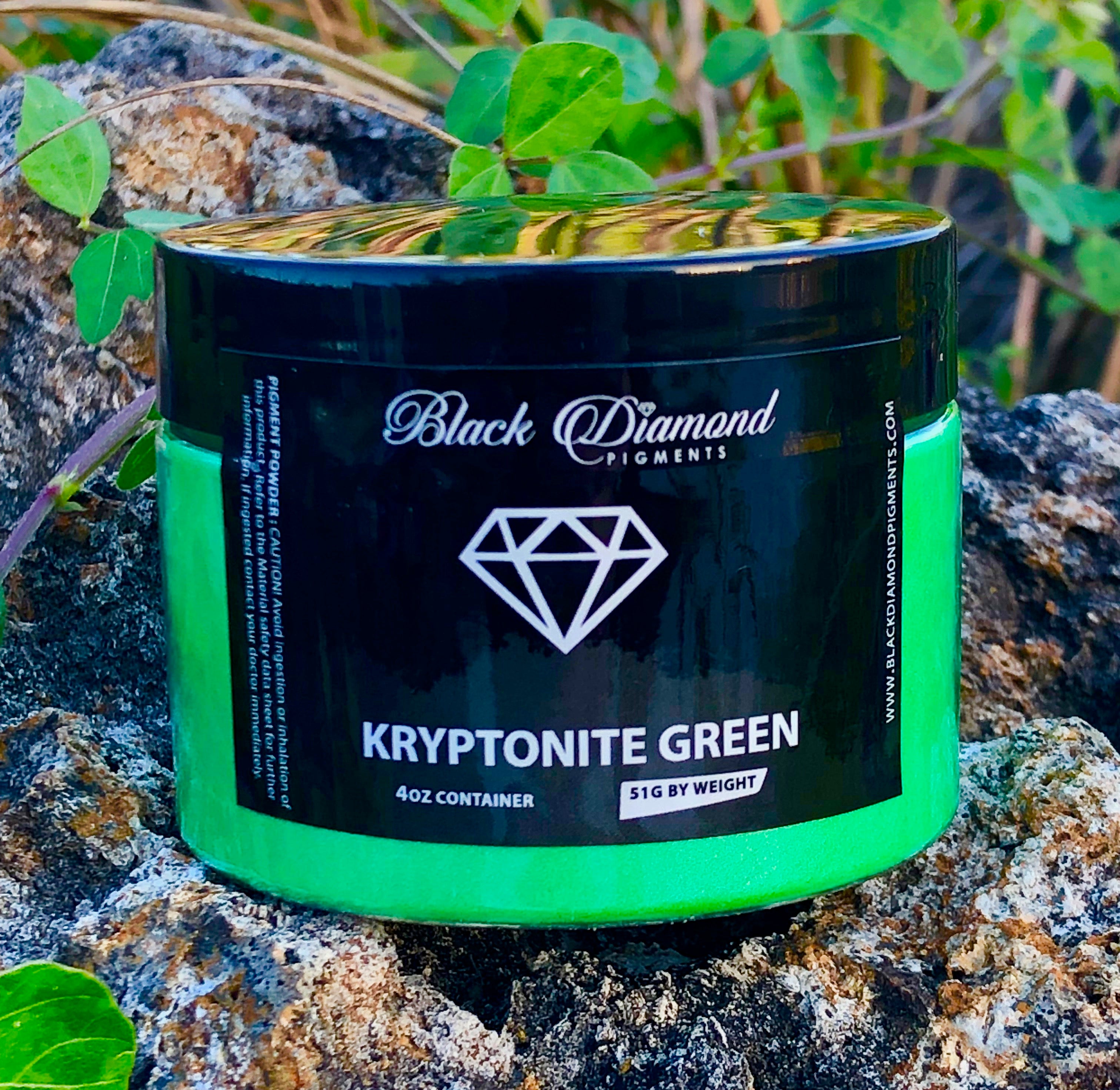 "KRYPTONITE GREEN" Black Diamond Pigments