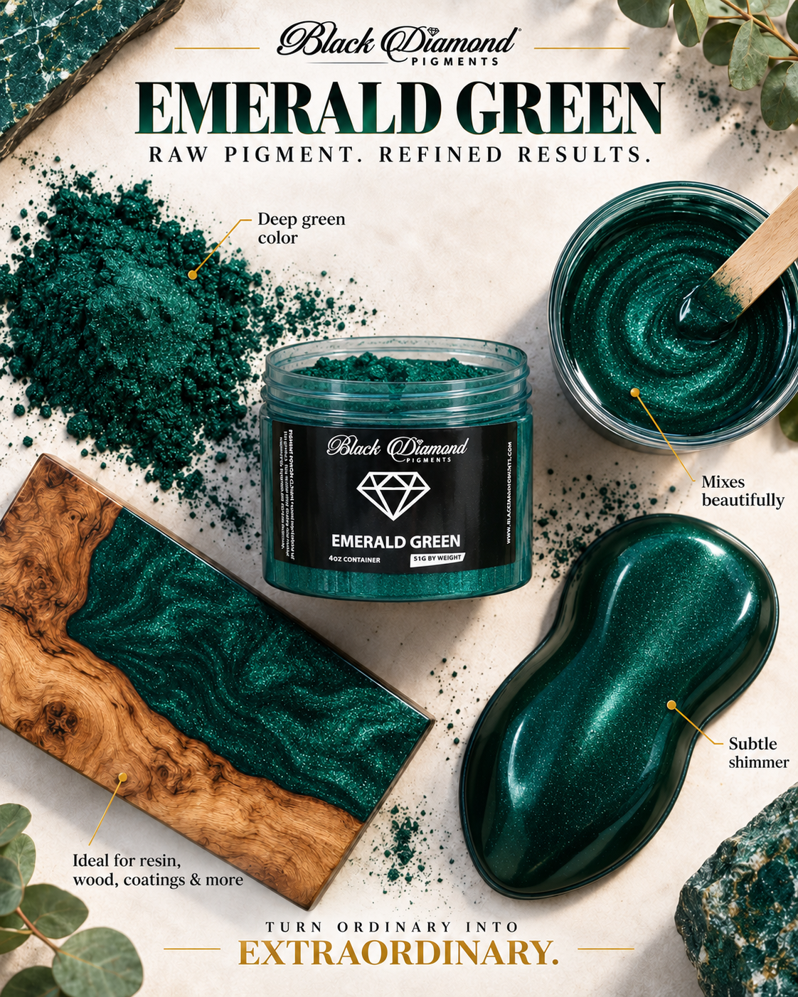 "EMERALD GREEN"