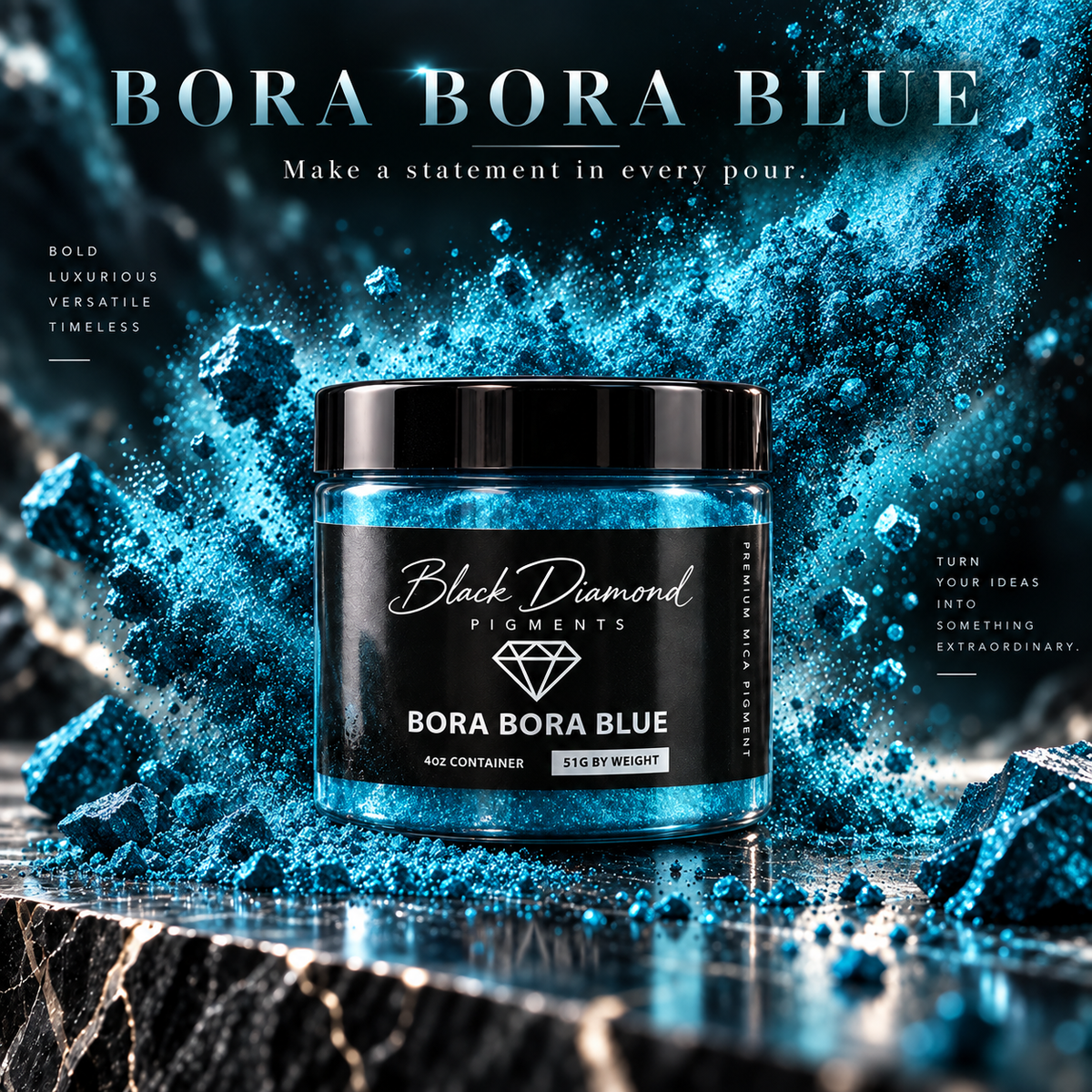 "BORA BORA BLUE"
