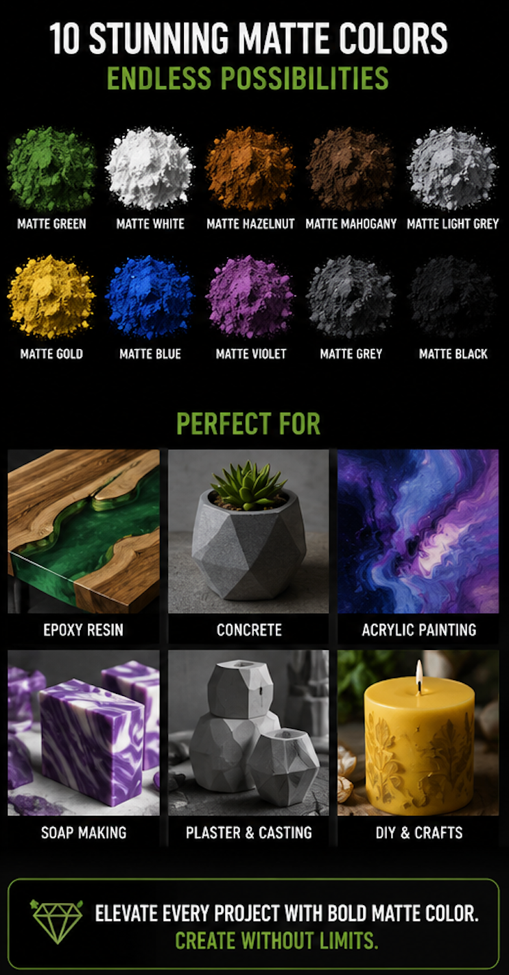 Matte Colors Variety Pack (11 Colors)