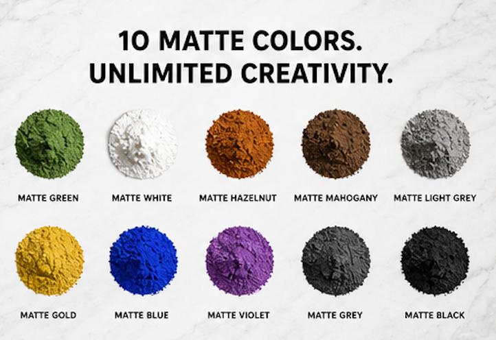 Matte Colors Variety Pack (11 Colors)