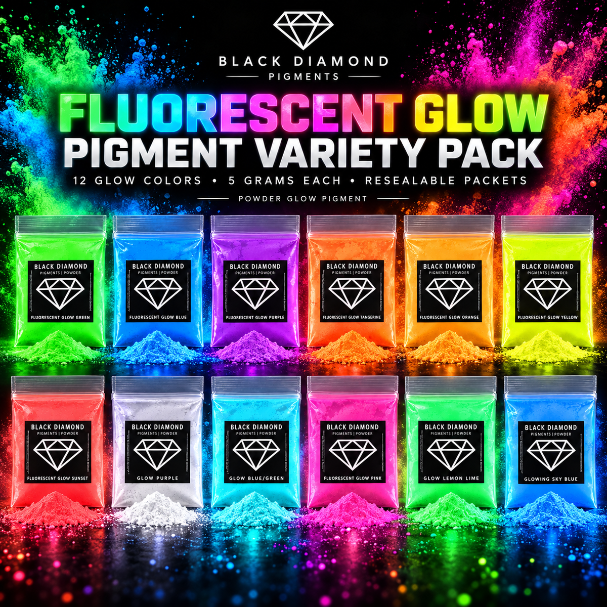 GLOW VARIETY PACK (12 Colors)
