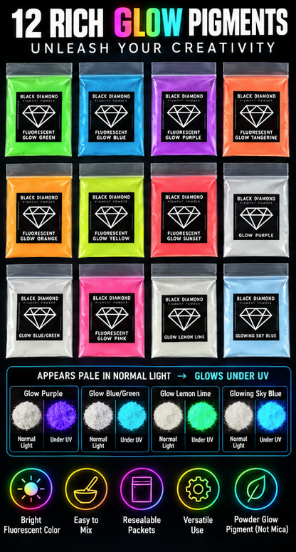 GLOW VARIETY PACK (12 Colors)