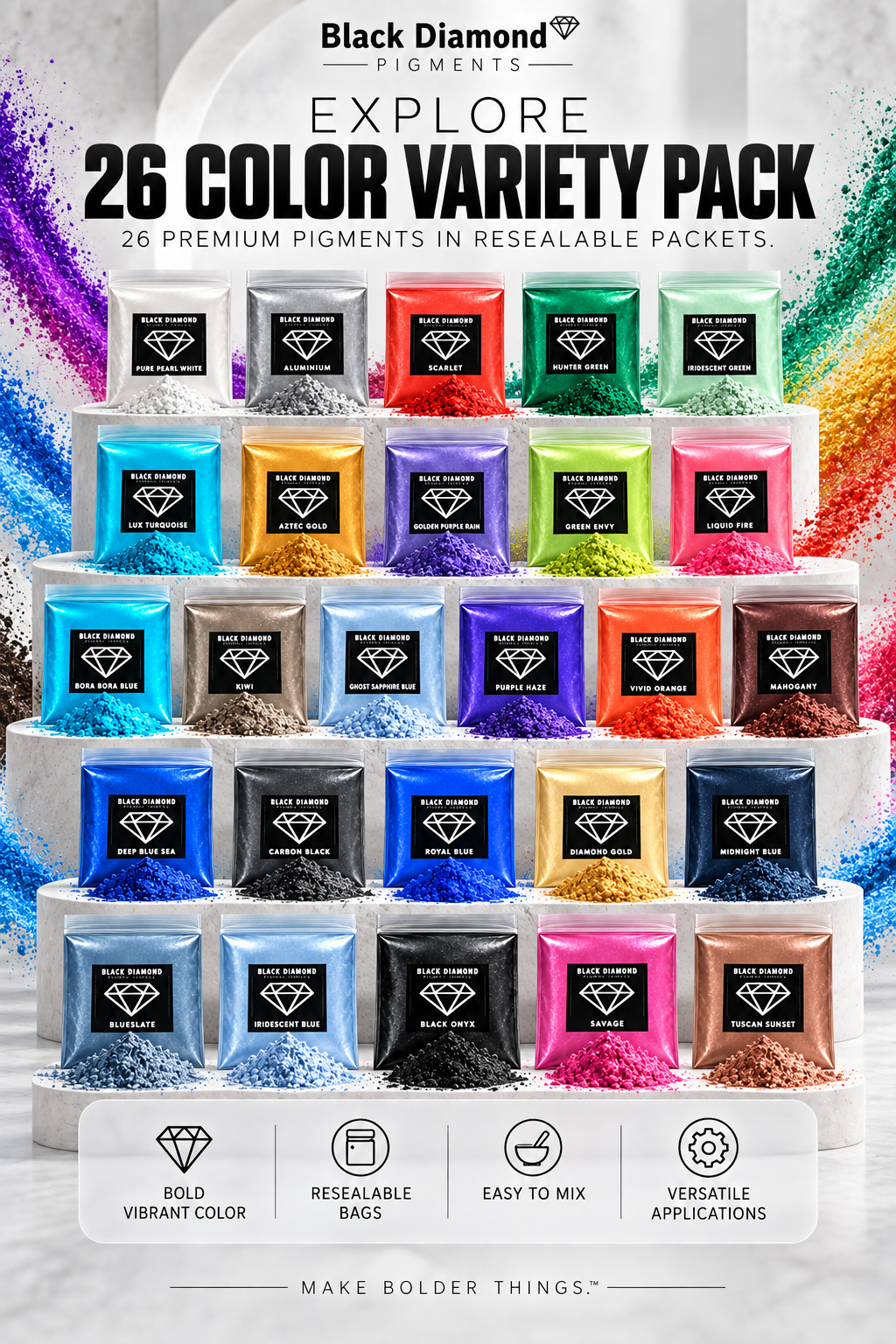 26 COLOR VARIETY PACK 1 (2g each 52g Total)
