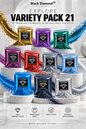 VARIETY PACK 21 (10 COLORS) Glitter variety pack by  Black Diamond Pigments®