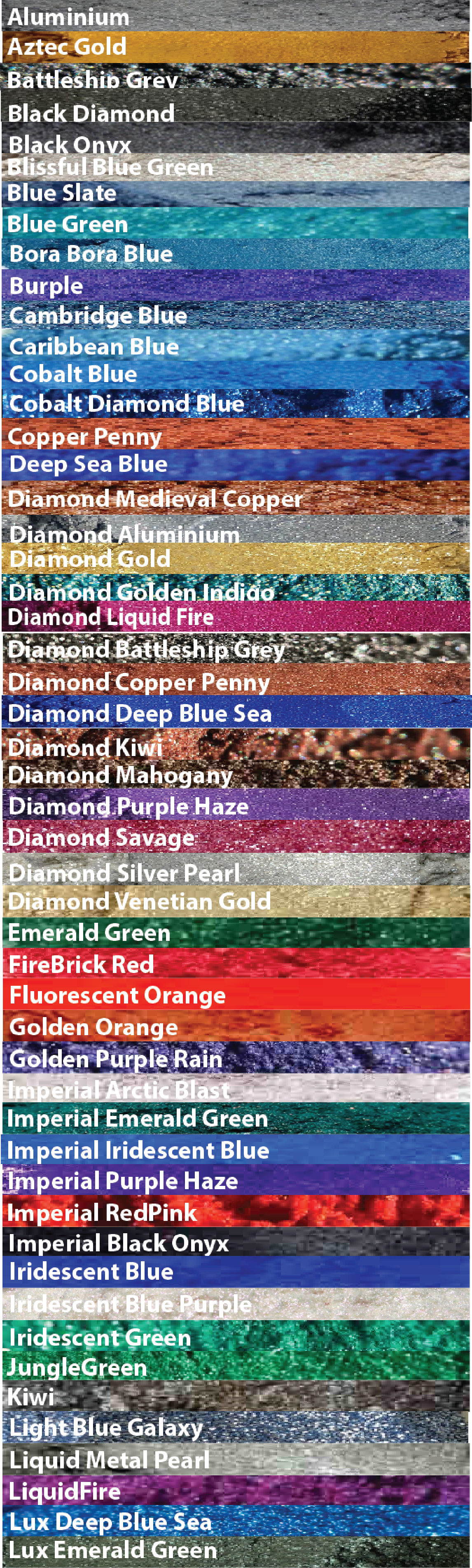 "DIAMOND KIWI" Black Diamond Pigments
