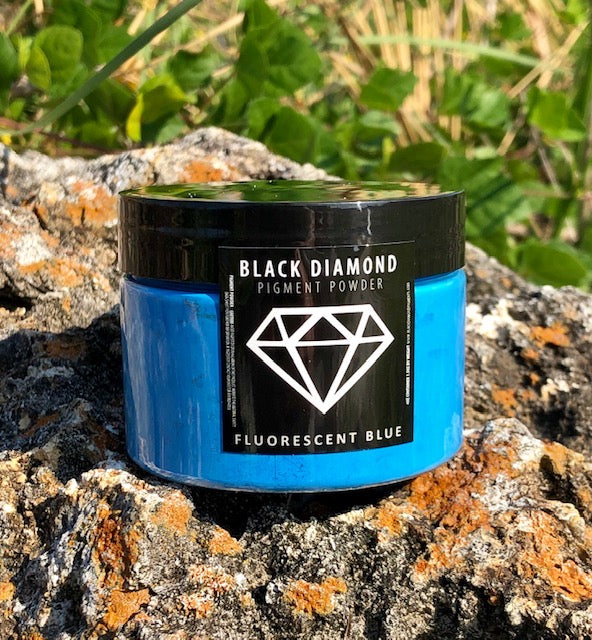 "FLUORESCENT BLUE" 42g/1.5oz - Black Diamond Pigments