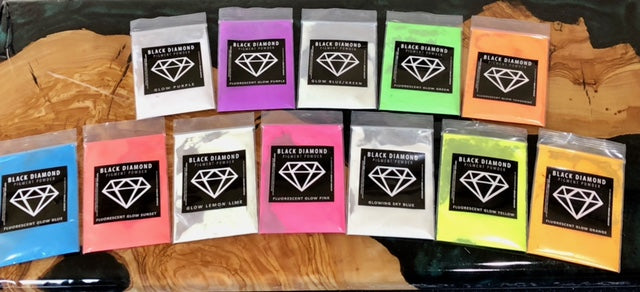 GLOW VARIETY PACK (12 Colors) Black Diamond Pigments