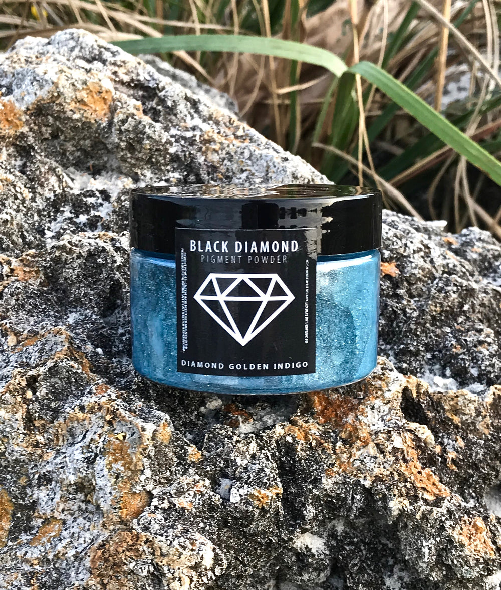 "DIAMOND GOLDEN INDIGO" 42g/1.5oz - Black Diamond Pigments