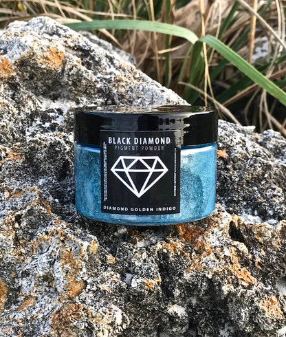 "DIAMOND GOLDEN INDIGO" 42g/1.5oz - Black Diamond Pigments