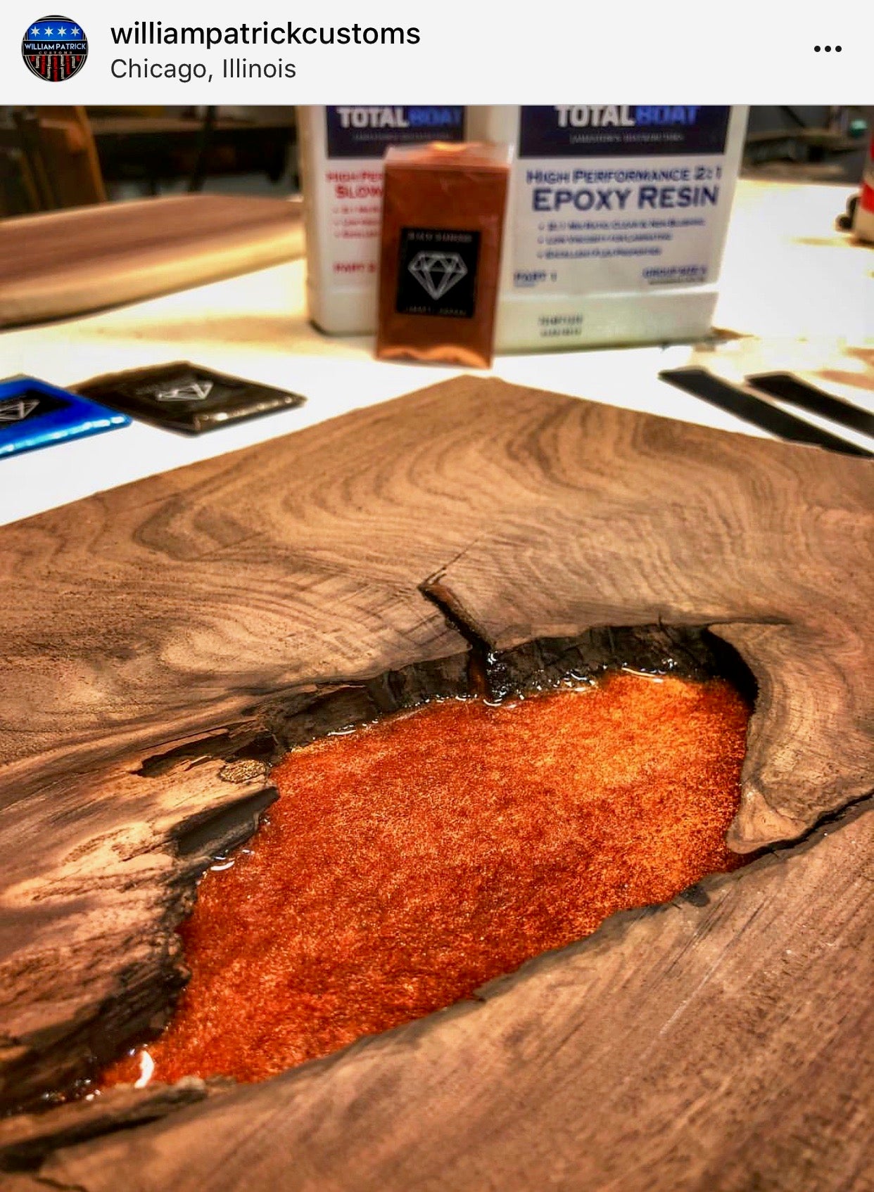 "LIBERTY COPPER" 42g/1.5oz - Black Diamond Pigments