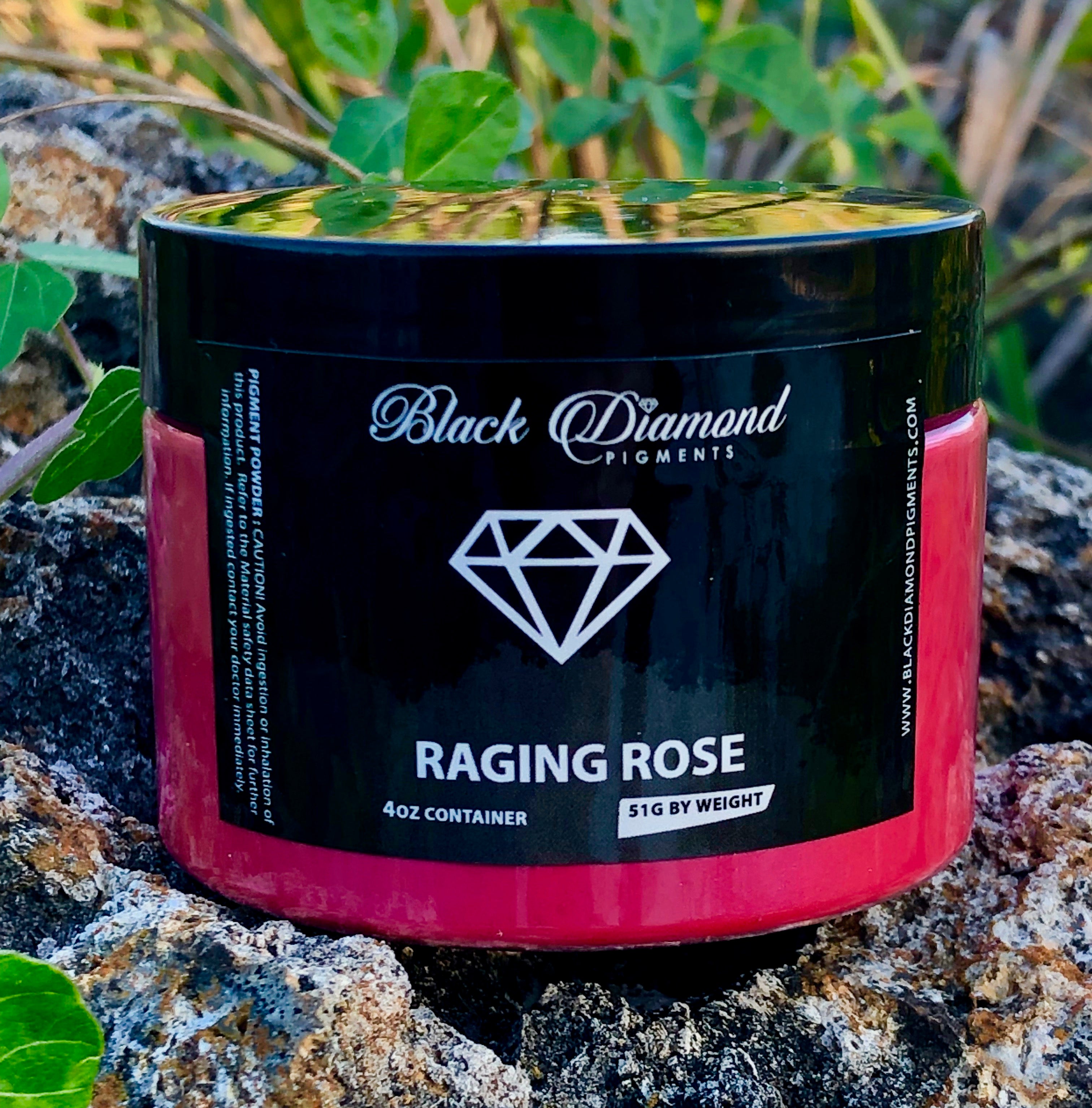 "RAGING ROSE" Black Diamond Pigments