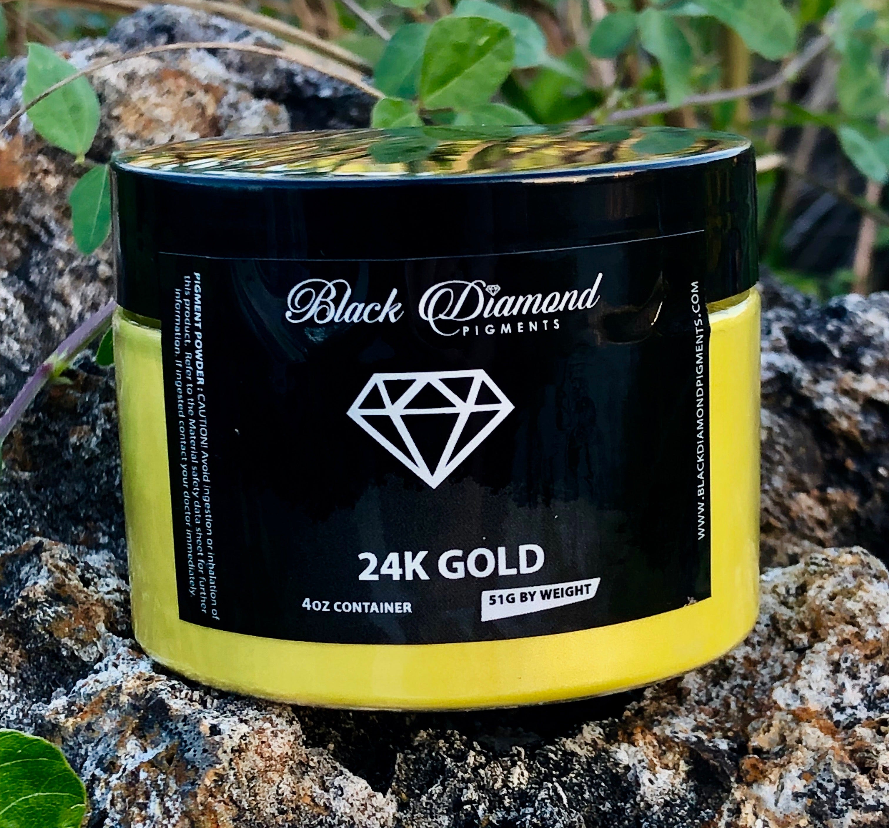 "24K GOLD" Black Diamond Pigments