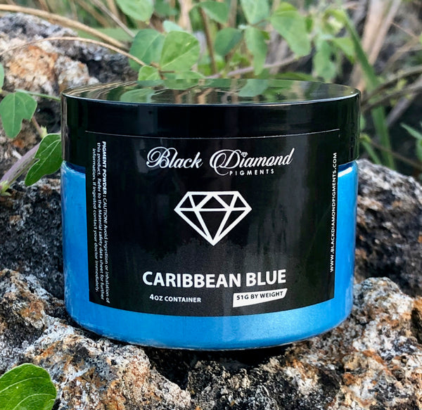"CARIBBEAN BLUE" Black Diamond Pigments