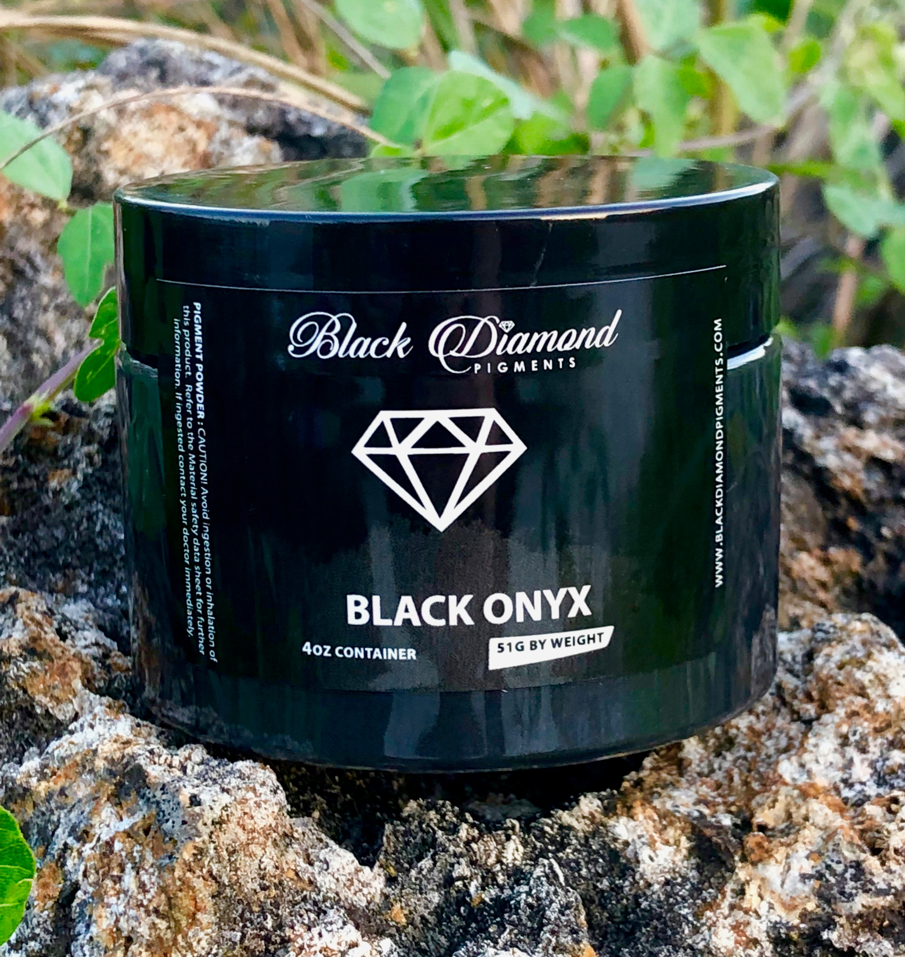 "BLACK ONYX" Black Diamond Pigments