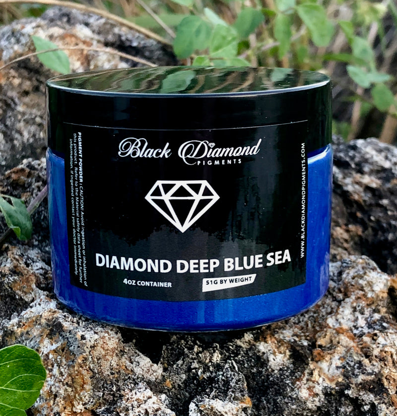 "DIAMOND DEEP BLUE SEA" Black Diamond Pigments