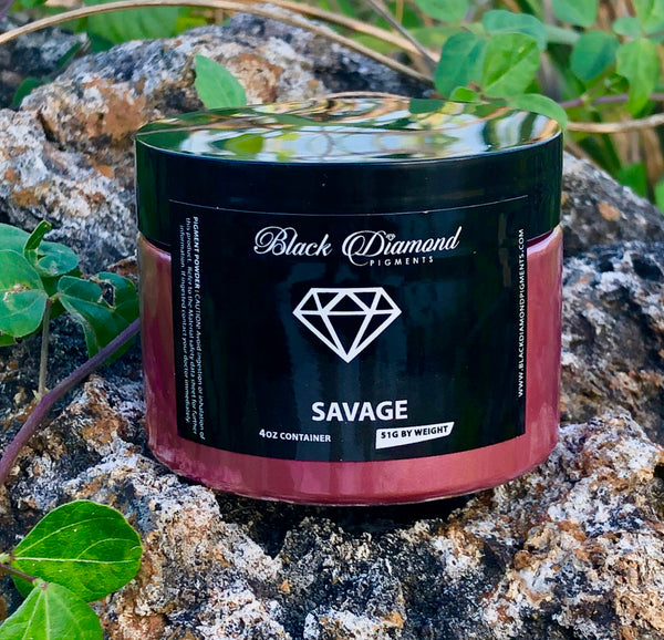 "SAVAGE" Black Diamond Pigments