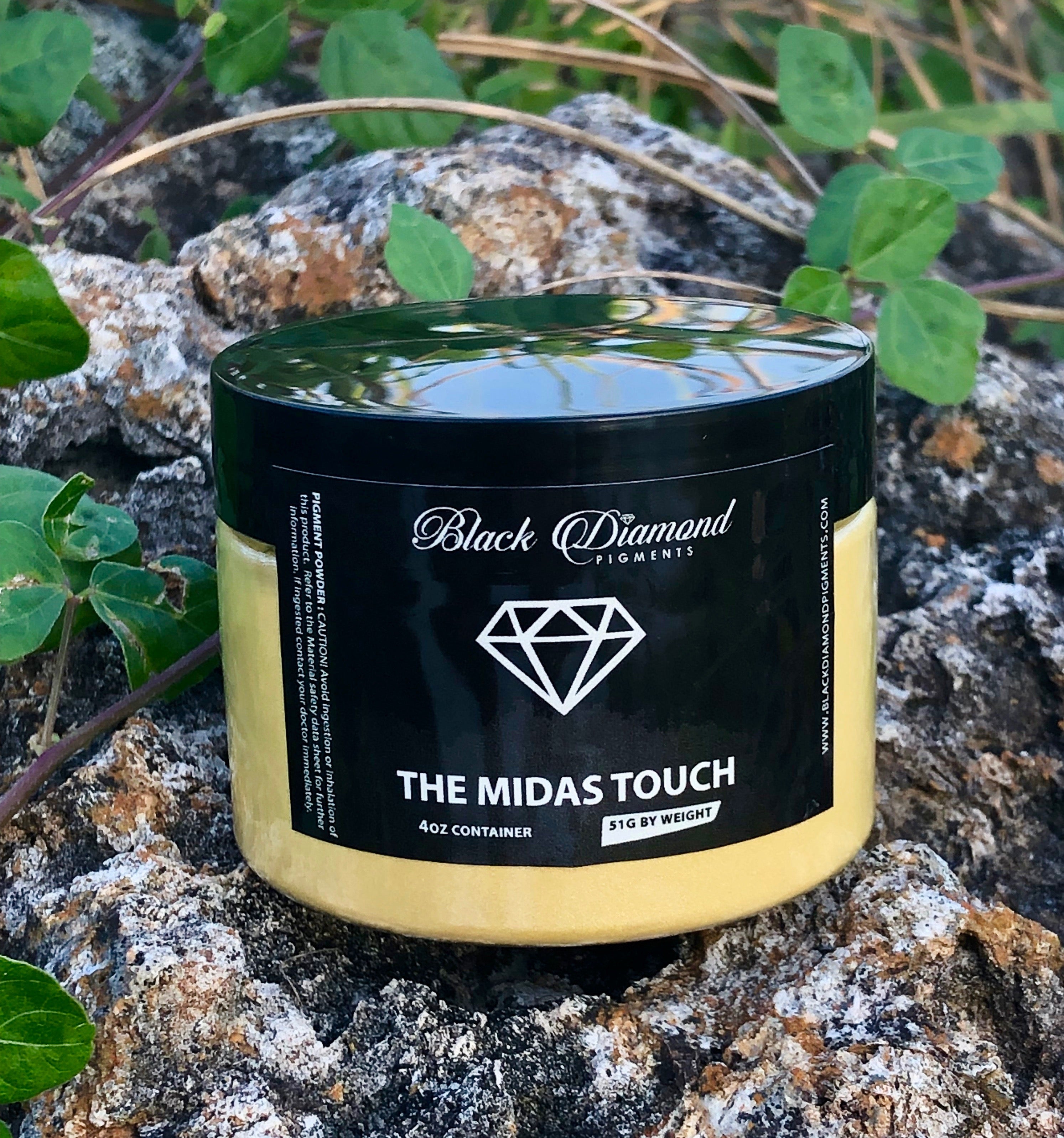 "THE MIDAS TOUCH" Black Diamond Pigments