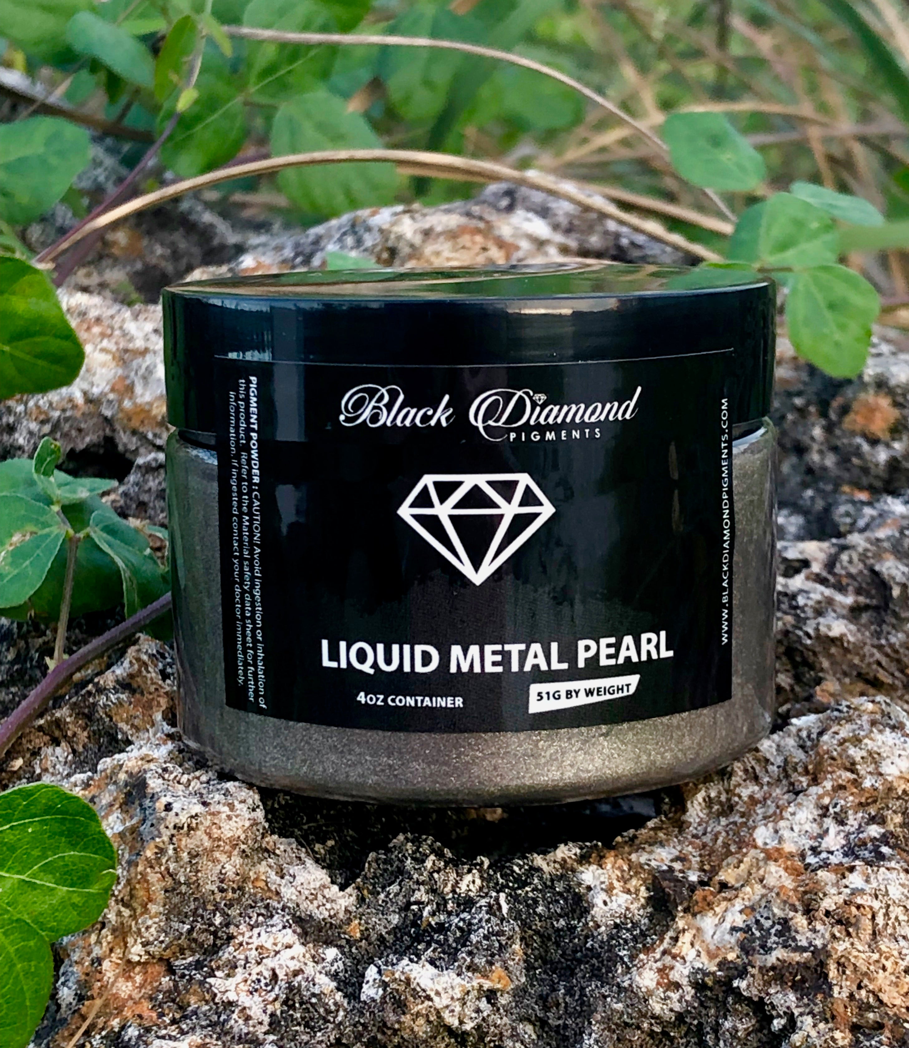 "LIQUID METAL PEARL" Black Diamond Pigments