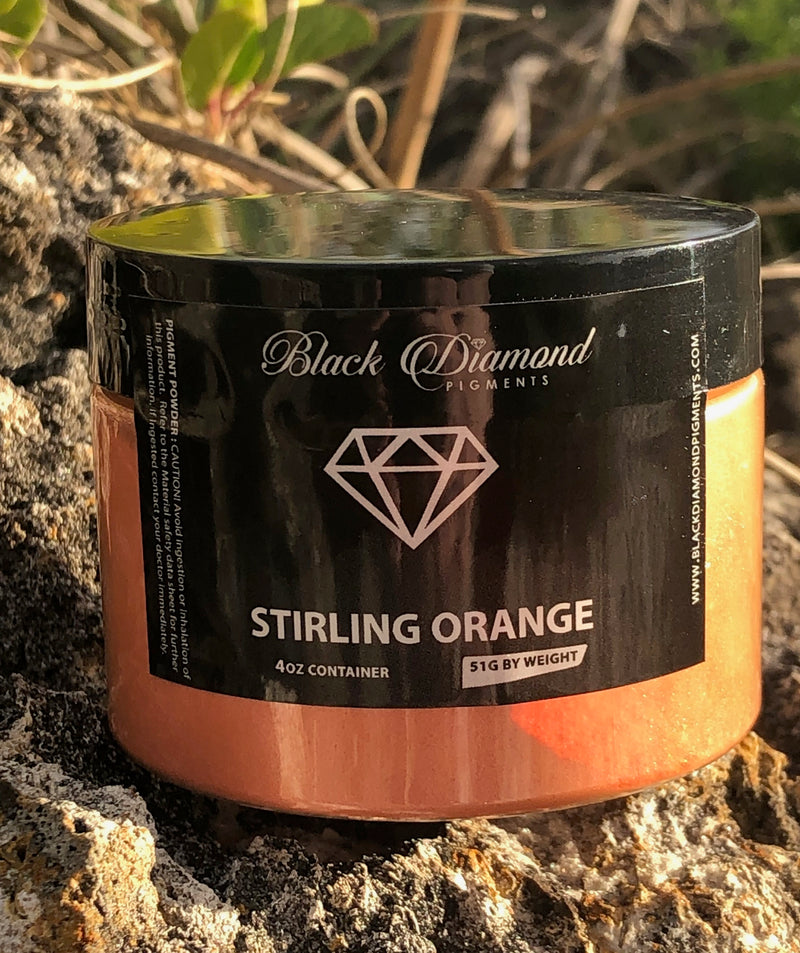 "STIRLING ORANGE" Black Diamond Pigments