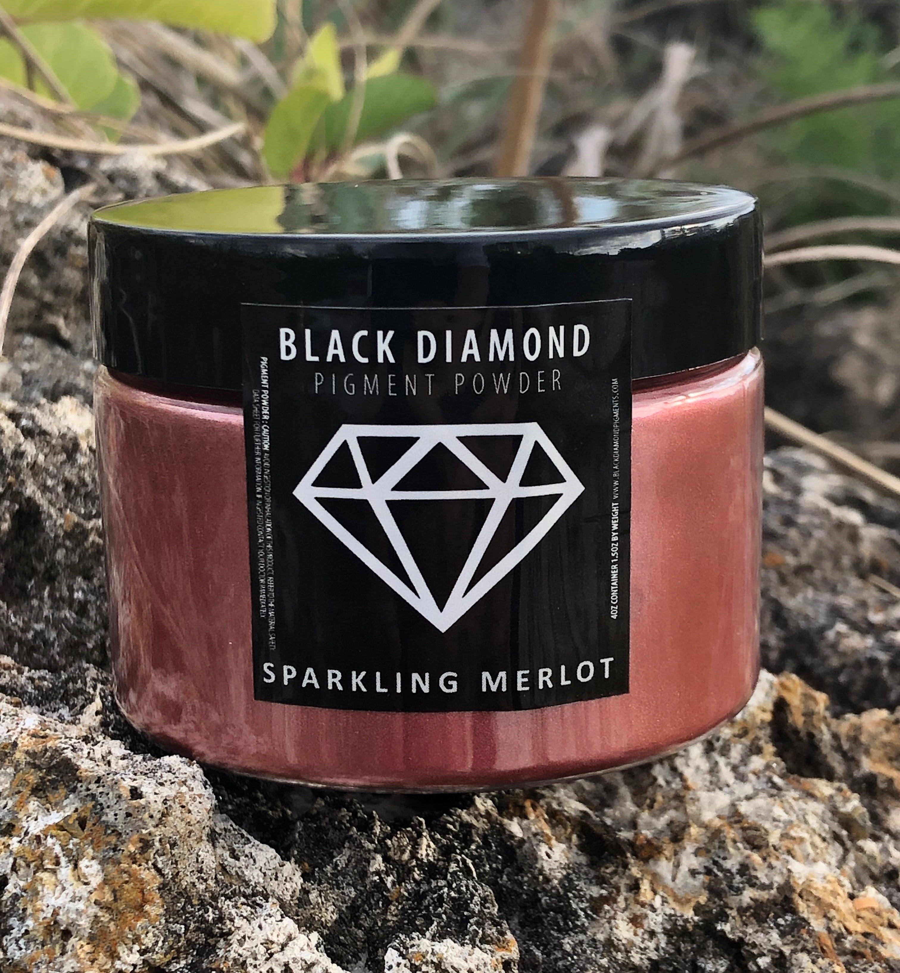 "SPARKLING MERLOT" Black Diamond Pigments