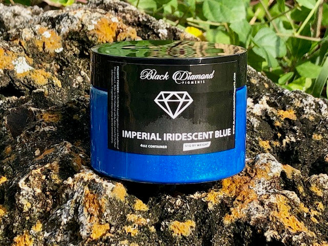 "IMPERIAL IRIDESCENT BLUE" Black Diamond Pigments