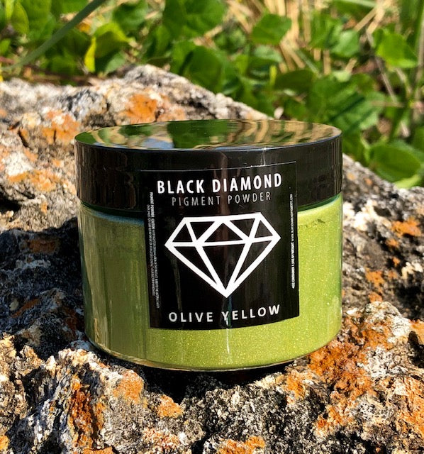 "OLIVE YELLOW" 42g/1.5oz - Black Diamond Pigments