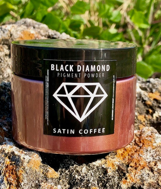 42g "SATIN COFFEE" Make-A-Wish Black Diamond Pigments