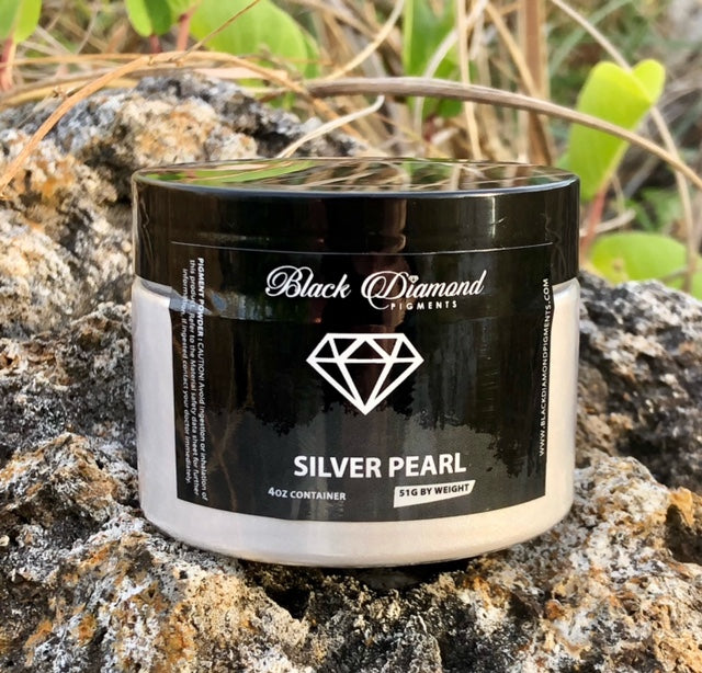 "SILVER PEARL" Black Diamond Pigments