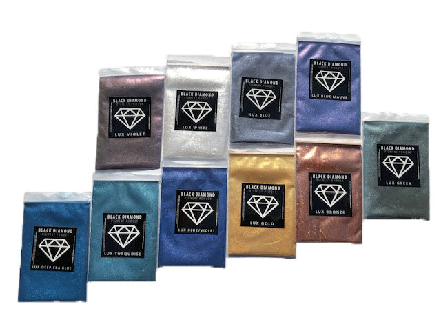 VARIETY PACK 10 (10 COLORS) mica powder pigment variety packs  Black Diamond Pigments® - Black Diamond Pigments