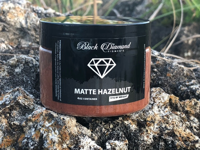 "MATTE HAZELNUT" Black Diamond Pigments