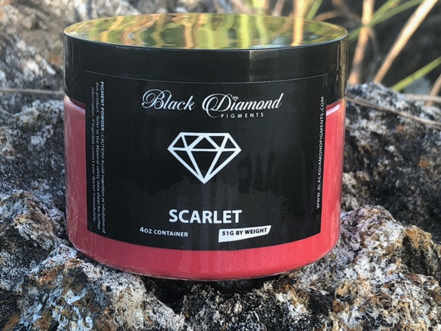 "SCARLET" Black Diamond Pigments