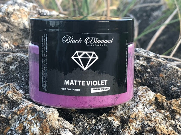 "MATTE VIOLET" Black Diamond Pigments