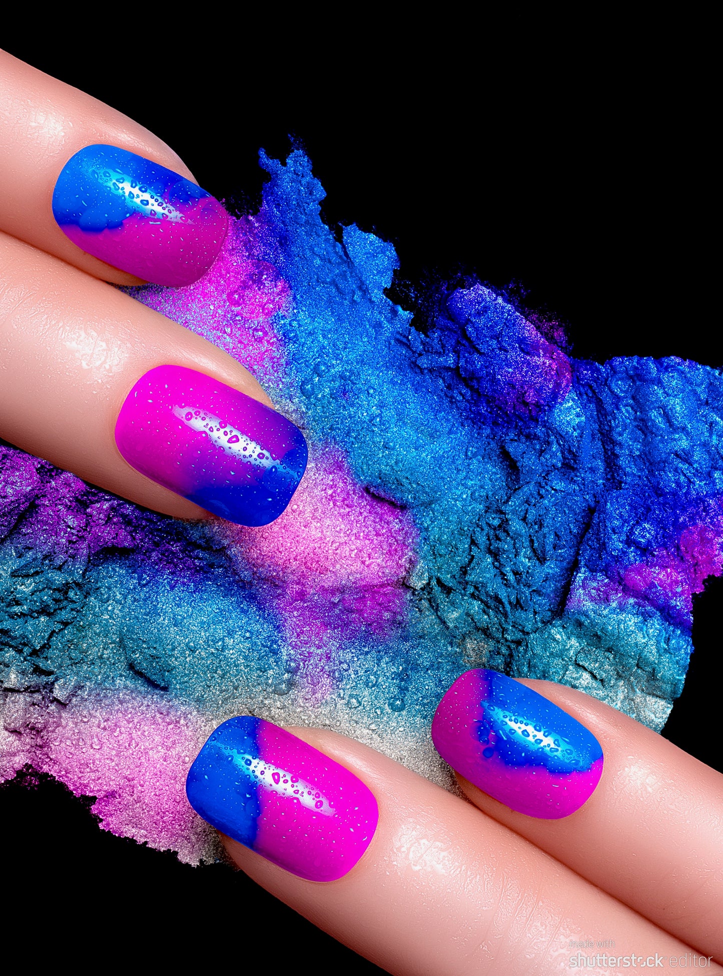 "LUX BLUE/VIOLET" Black Diamond Pigments